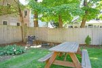 BBQ grill and fire pit to hang out
